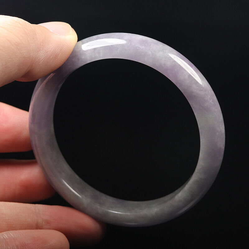 VINTAGE Medium Jadeite Lavender Jade Bangle Size 57mm M689